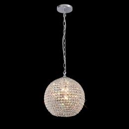 356-13814 Antonia 5 Light Pendant Light Polished Chrome and Crystal 