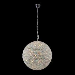 356-13817 Antonia 9 Light Pendant Light Polished Chrome and Crystal 