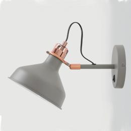 Wall Light Sand Grey and Copper 