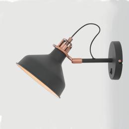 Wall Light Graphite and Copper 