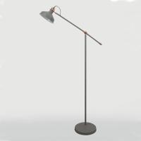 372-13854 Barbini Floor Lamp Sand Grey and Copper