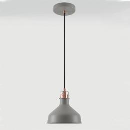 Pendant Light Sand Grey and Copper 