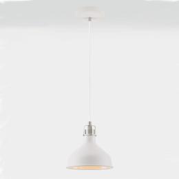 Pendant Light Sand White and Satin Nickel 