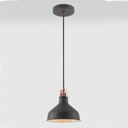 Pendant Light Graphite and Copper 