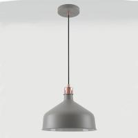 372-13860 Barbini Pendant Light Sand Grey and Copper