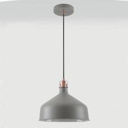 Pendant Light Sand Grey and Copper 
