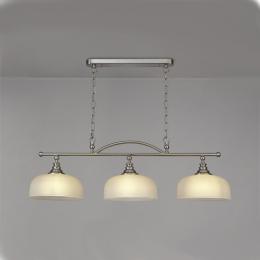 3 Light Pendant Ceiling Light Satin Nickel 