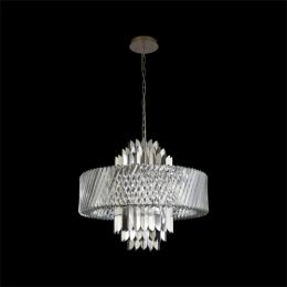 356-13869 Lorenzo 13 Light Crystal Ceiling Light Satin Nickel-dublicate 