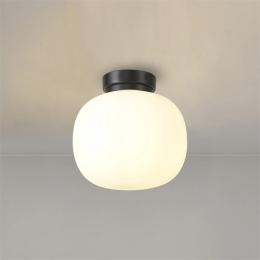 372-13882 Sardi Flush Ceiling or Wall Light Matt Black 