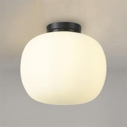 372-13883 Sardi Flush Ceiling or Wall Light Matt Black 