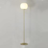 372-13894 Sardi Floor Lamp Matt Satin Gold