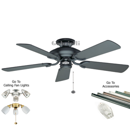 42 inch Mayfair Ceiling Fan Matt Black 