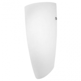 LED Wall Light Nickel Frosted 