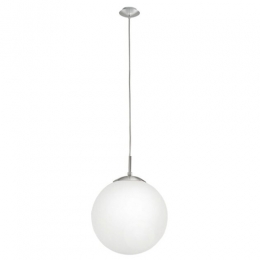 158-2456  LED Medium Pendant Light Nickel Frosted 