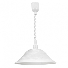 158-2478  LED Rise and Fall Pendant light White 