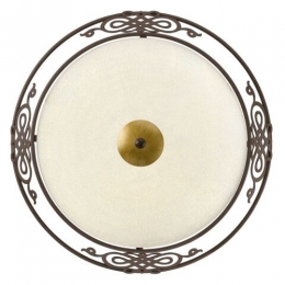 158-2550  LED Medium Flush Ceiling Light Antique Brown 