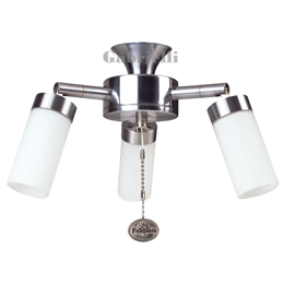 Sparta Ceiling Fan Light Stainless Steel 