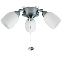207-283  Amorie Ceiling Fan Light Stainless Steel