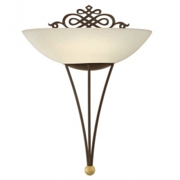 LED Designer Ironcraft Wall Light Antique Brown 