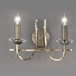211-4094 Christina LED 2 Light Wall Light Soft Bronze 