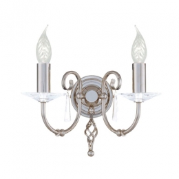 181-4174 Abati LED 2 Light Wall Light Polished Nickel 