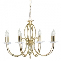 181-4183 Abati LED 8 Light Ceiling Light Polished Brass 