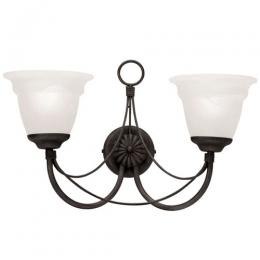 180-4185 Carletti LED 2 Light Wall Light Black 