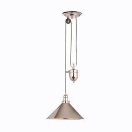 180-4296 Portelli LED Rise and Fall Pendant Light Polished Nickel 