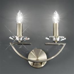 211-4366 Astori LED 2 Light Wall Light Bronze 