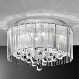 211-4396 Sivori LED 6 Light Ceiling Light Polished Chrome 