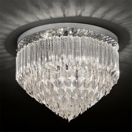 211-4404 Velotti LED 6 Light Semi-Flush Ceiling Light Polished Chrome 