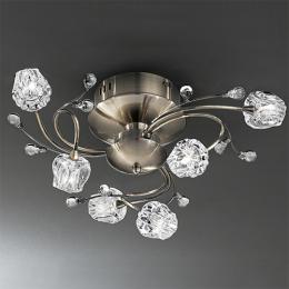 211-4453 Poloni 6 Light Ceiling Light Bronze 