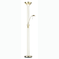 734-4716 Roberta Floor Uplighter Satin Brass