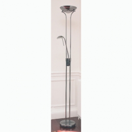 734-4718 Roberta Floor Uplighter Polished Chrome 