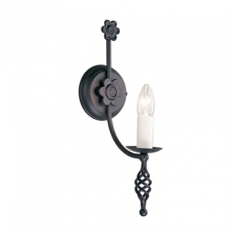 180-5001 Belforti LED 1 Light Wall Light Matt Black 