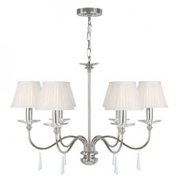 180-5024 Finelli LED 6 Light Ceiling Light Polished Nickel 