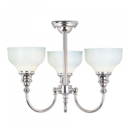 180-5051 Chesi LED 3 Light Bathroom Ceiling Light Polished Chrome 
