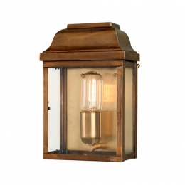180-5119 Villani LED Period Outdoor Wall Lantern Aged Brass 