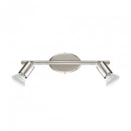 LED 2 Light Spotlight Satin Nickel 