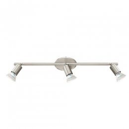 LED 3 Light Spotlight Satin Nickel 