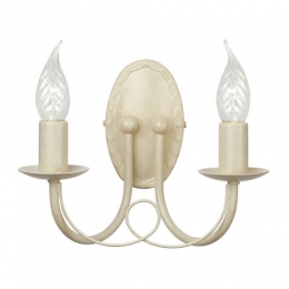 180-5278 Minardi LED 2 Light Wall Light Ivory Gold 