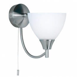734-564 Alberto LED 1 Light Wall Light Satin Chrome 