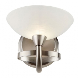 734-5961 Cervelli LED 1 Light Wall Light Satin Chrome 