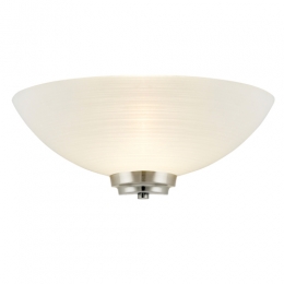 734-5998 Victoria LED Wall Uplighter Satin Chrome 