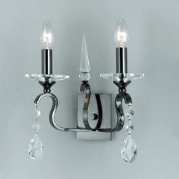 LED 2 Light Wall Light Gun Metal 