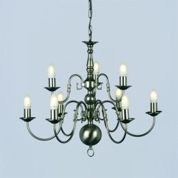 LED 9 Light Ceiling Light Pewter 