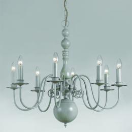 LED 8 Light Ceiling Light Grey 