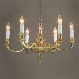 LED 6 Light Ceiling Light Polished Brass 