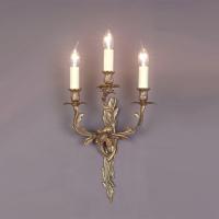 341-6099  LED 3 Light Wall Light Polished Brass