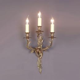 LED 3 Light Wall Light Polished Brass 